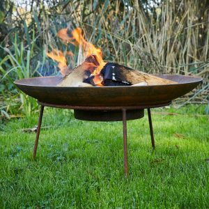 CorTen Steel Waterbowl · Unique & Durable Water Feature · From £71.50